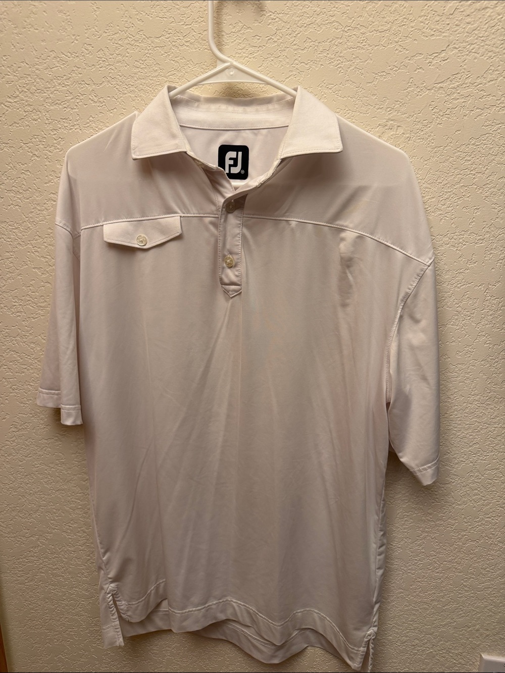 FootJoy Men’s Beige Short-Sleeve Performance Polo